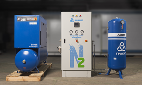 Nitrogen adsorption unit delivered by R&P Co. Grasys 