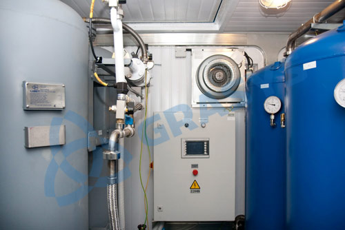 Grasys mobile oxygen station inside